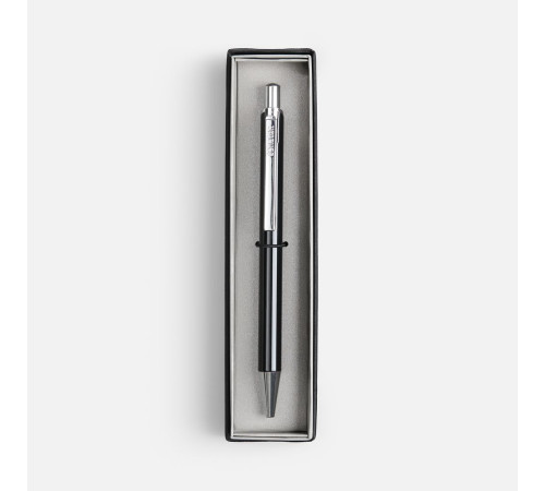 Ручка шариковая Arvent Glossy в футляре, черная