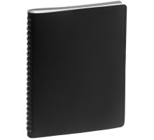 Ежедневник Spring Shall, недатированный, черный с серым