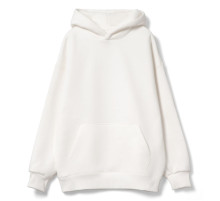 Худи оверсайз унисекс Go Easy, молочно-белое