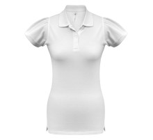 Рубашка поло женская Heavymill белая