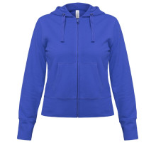Толстовка женская Hooded Full Zip ярко-синяя