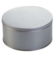 Коробка Pragmax M, круглая, серебристая